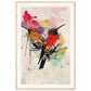 Poster Moderne Oiseaux ( 60x90-cm-Bois-clair)