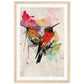 Poster Moderne Oiseaux ( 30x45-cm-Bois-clair)