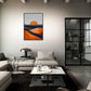 Poster Moderne Paysage Orange ( )