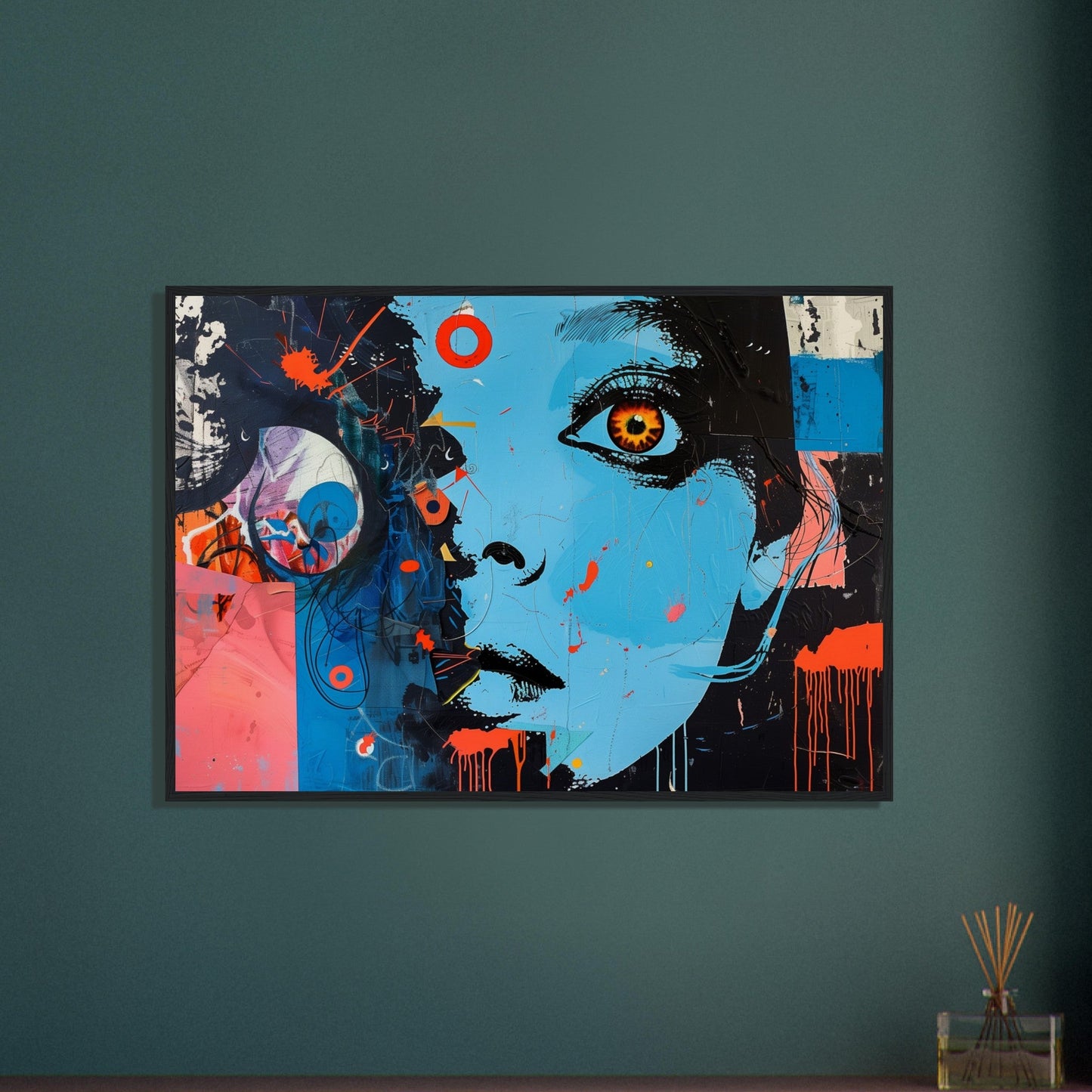 Poster Mural Bleu ( )