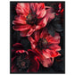 Poster Mural Fleur ( 45x60-cm-Bois-noir)