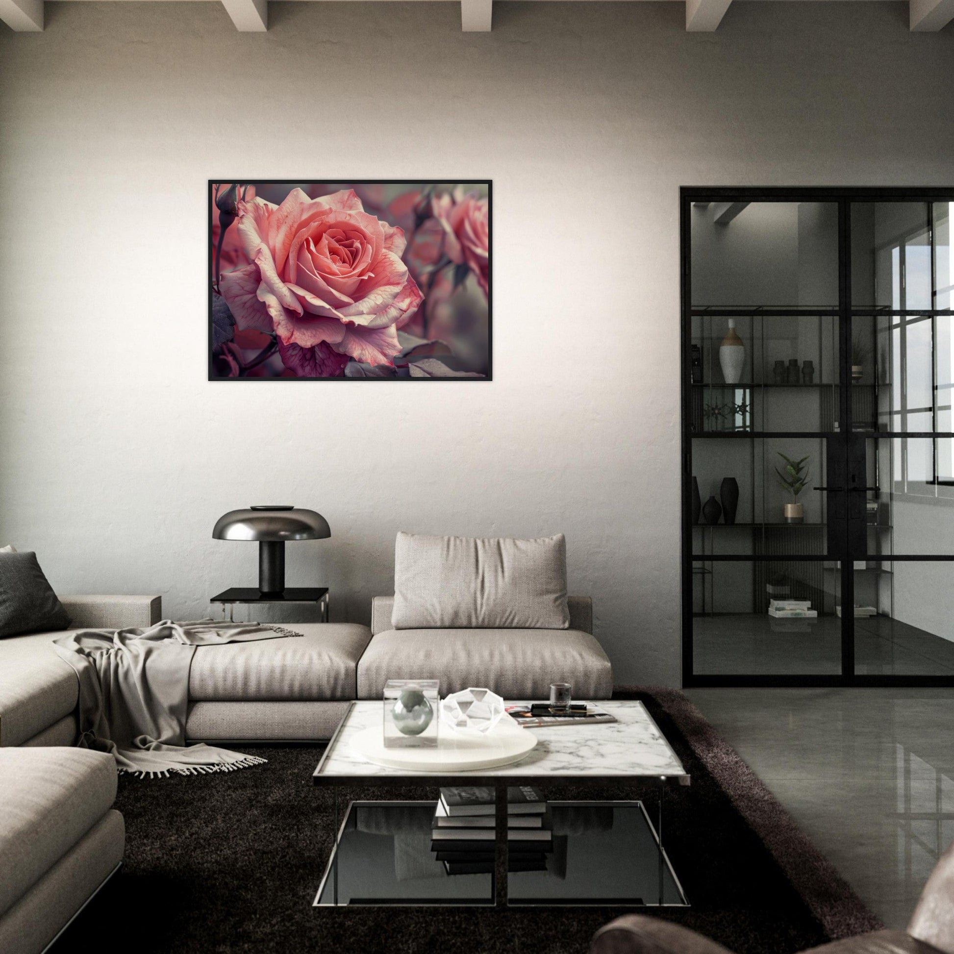 Poster Mural Rose ( )