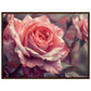 Poster Mural Rose ( 60x80-cm-Bois-foncé)