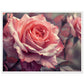 Poster Mural Rose ( 60x80-cm-Bois-blanc)