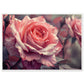 Poster Mural Rose ( 70x100-cm-Bois-blanc)