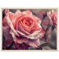 Poster Mural Rose ( 45x60-cm-Bois-clair)