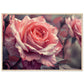 Poster Mural Rose ( 70x100-cm-Bois-clair)