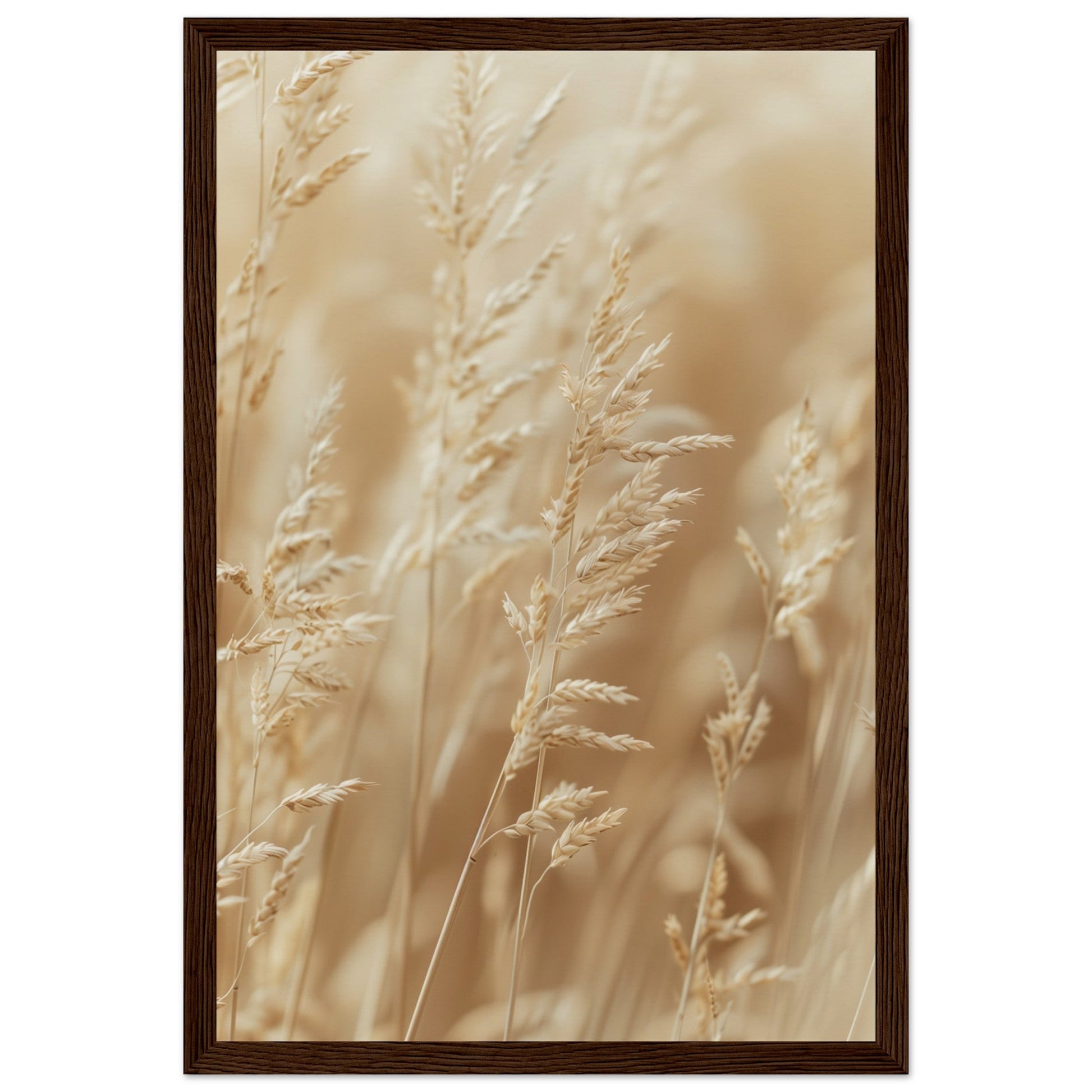 Poster Nature Beige ( 30x45-cm-Bois-foncé)