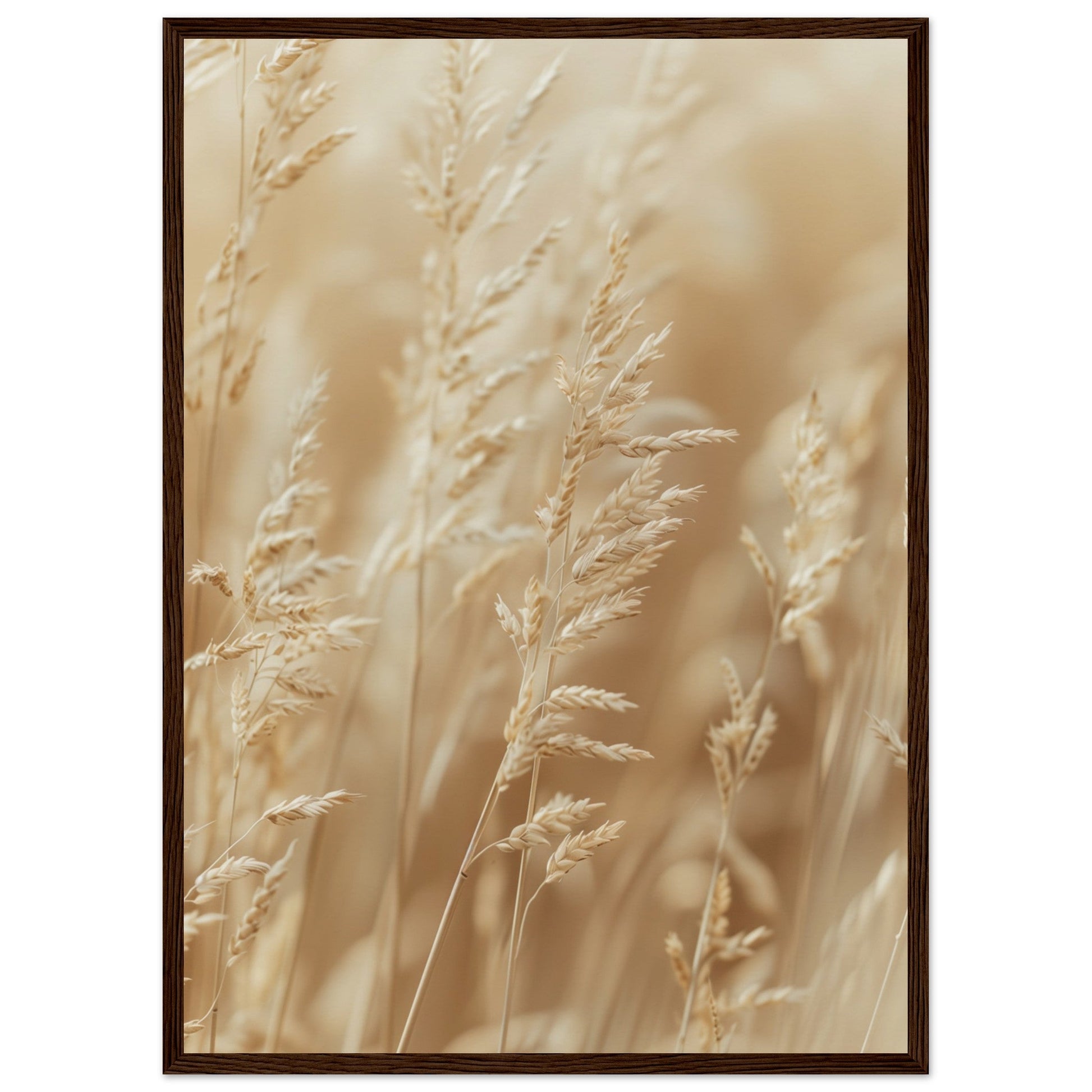 Poster Nature Beige ( 50x70-cm-Bois-foncé)