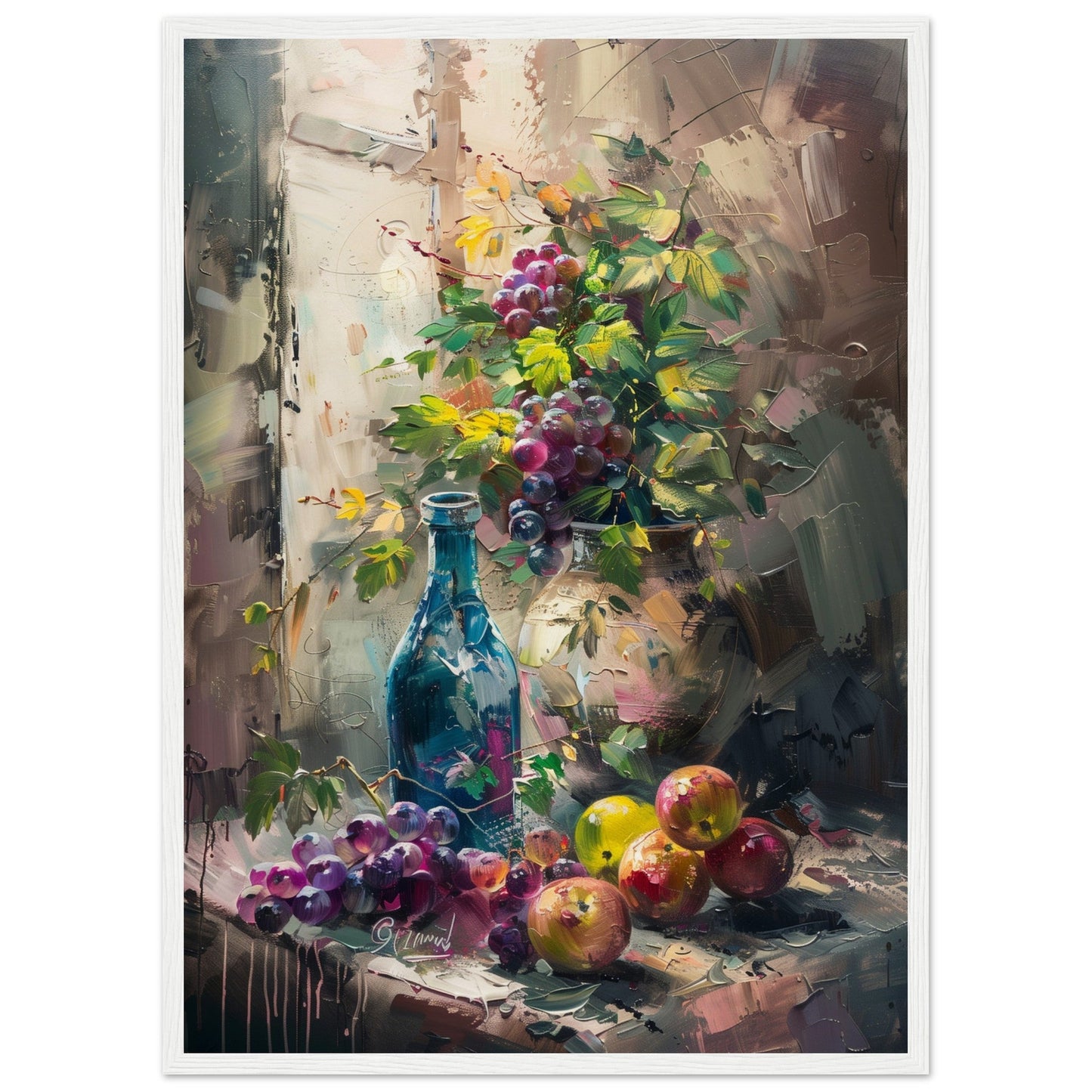 Poster Nature Morte ( 50x70-cm-Bois-blanc)