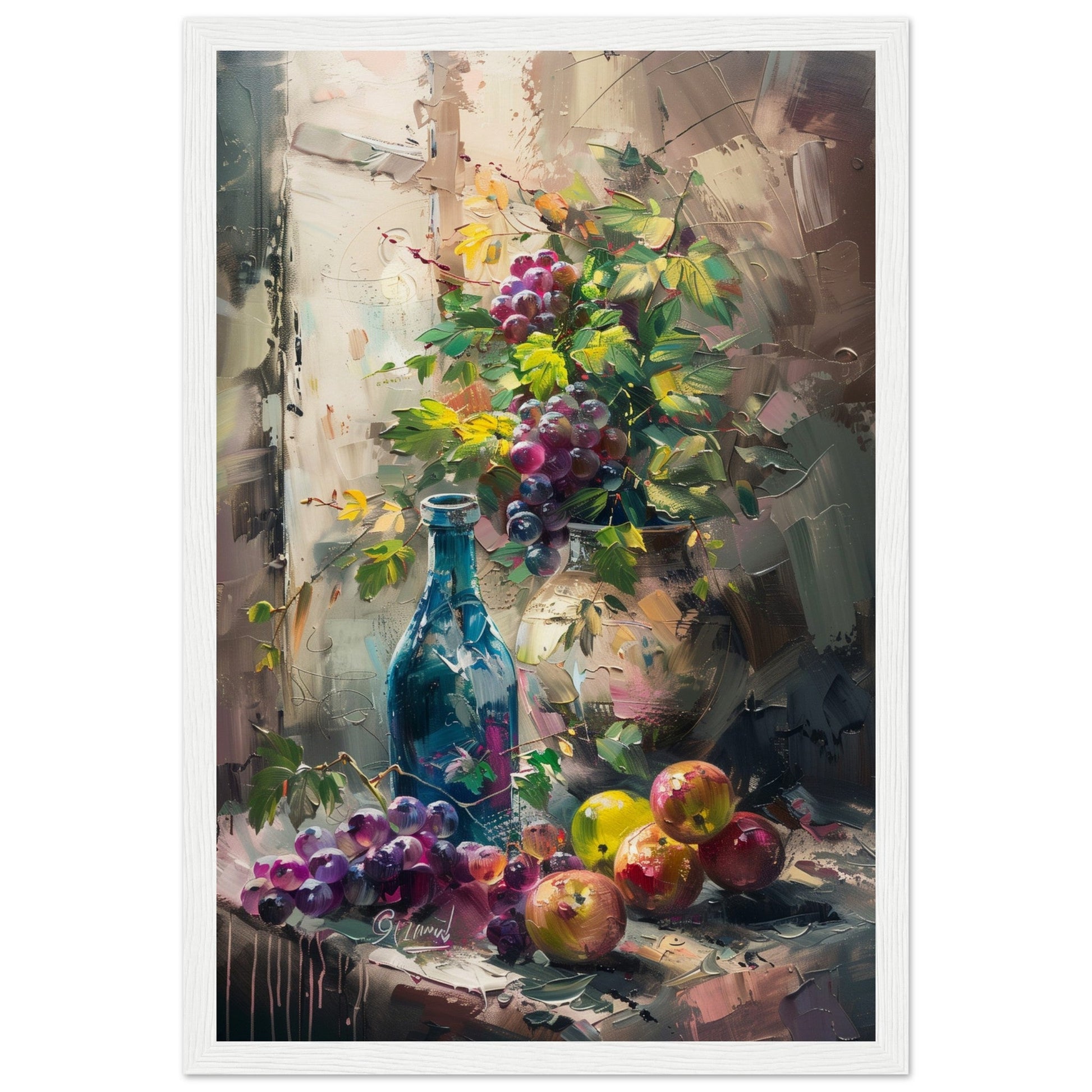 Poster Nature Morte ( 30x45-cm-Bois-blanc)