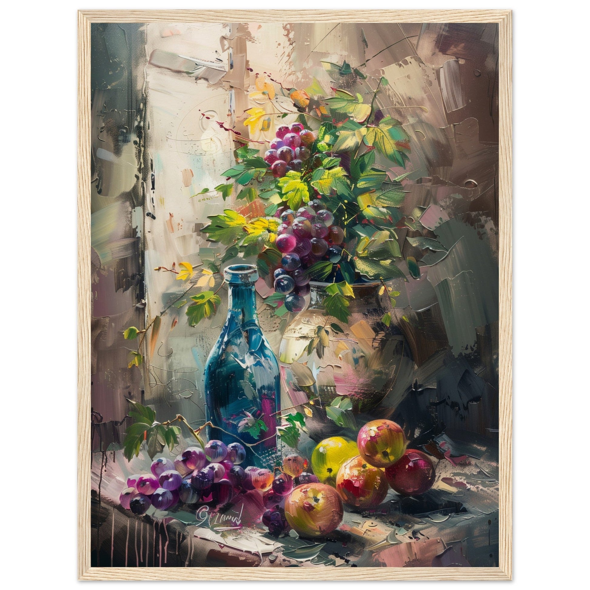 Poster Nature Morte ( 45x60-cm-Bois-clair)