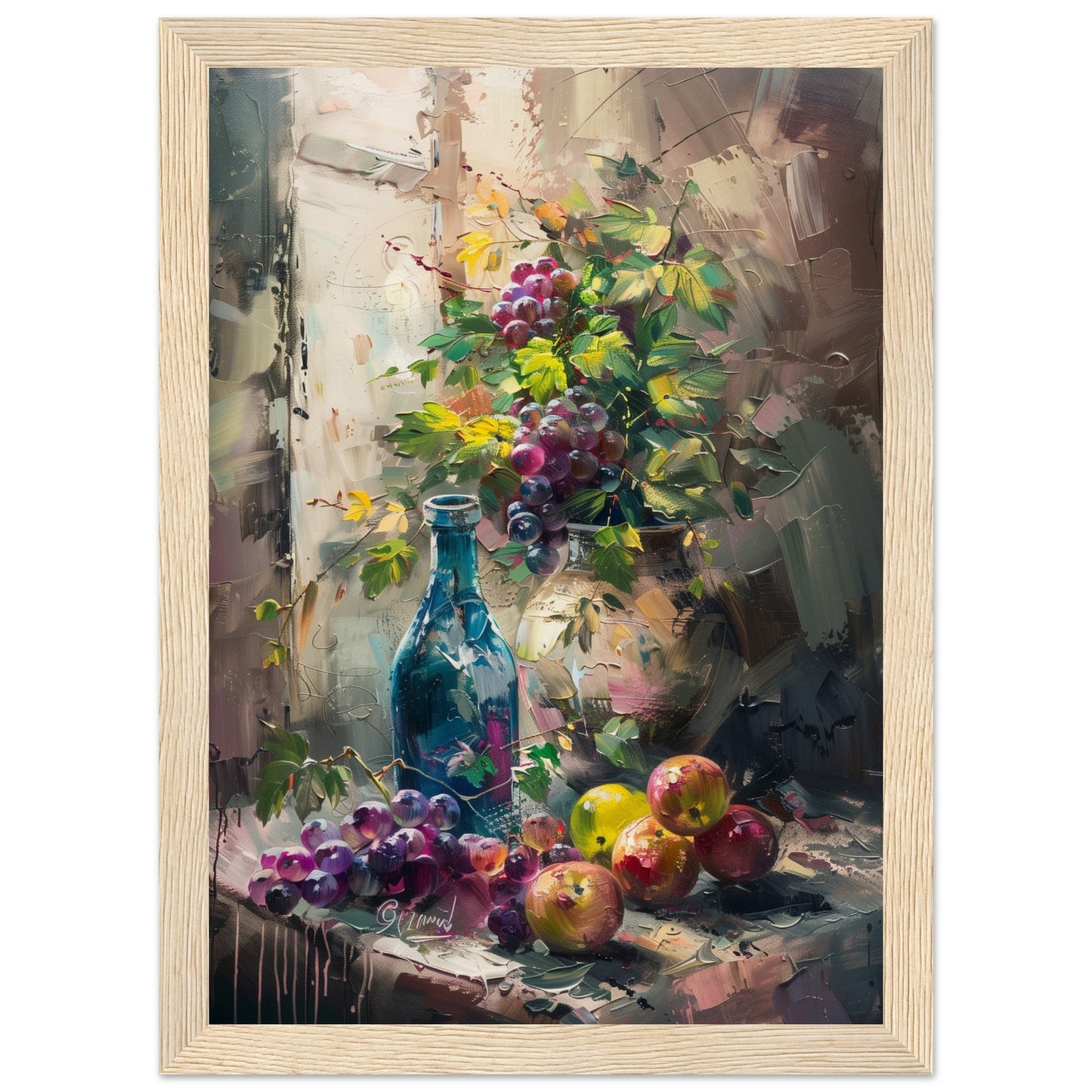 Poster Nature Morte ( 21x29.7-cm-Bois-clair)