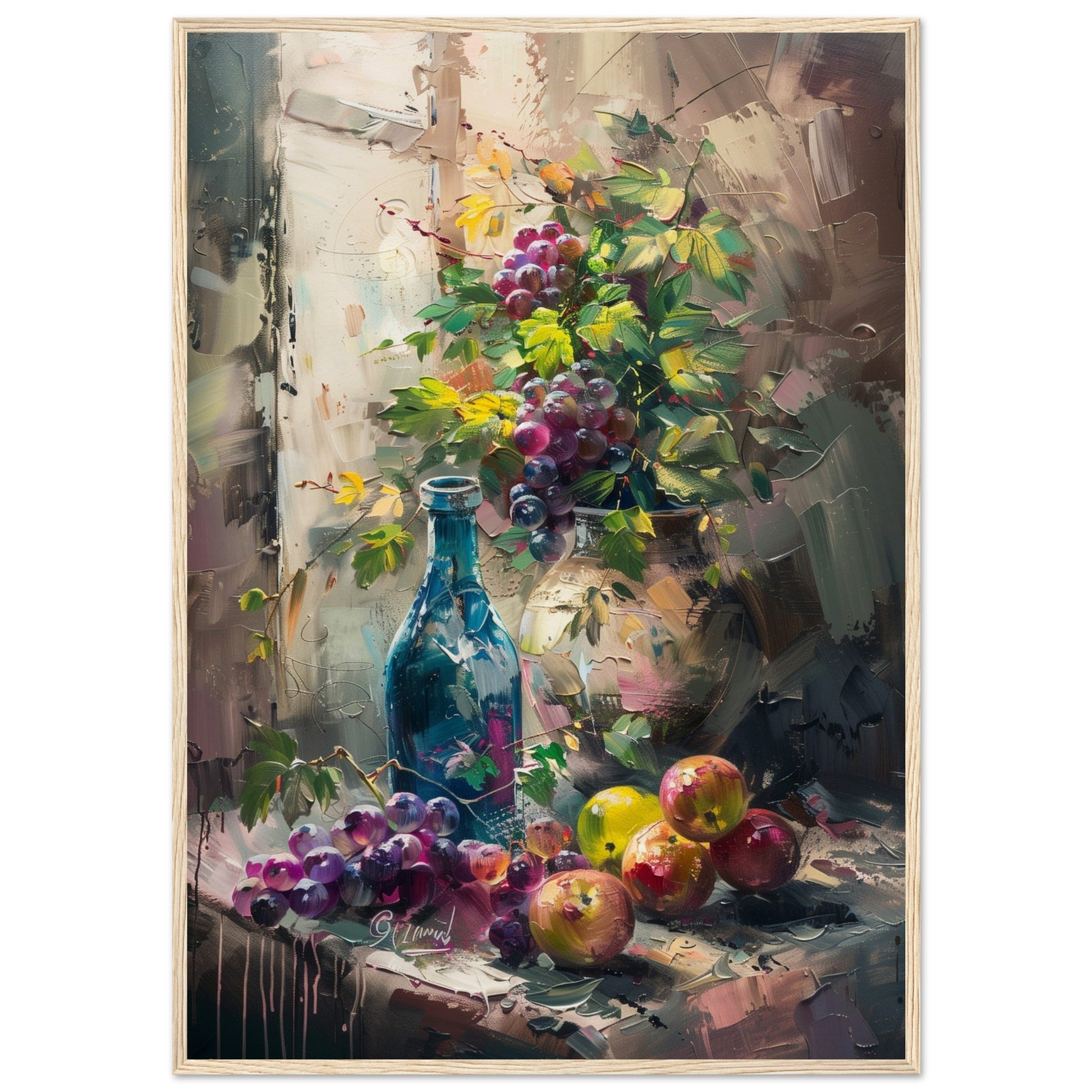 Poster Nature Morte ( 70x100-cm-Bois-clair)