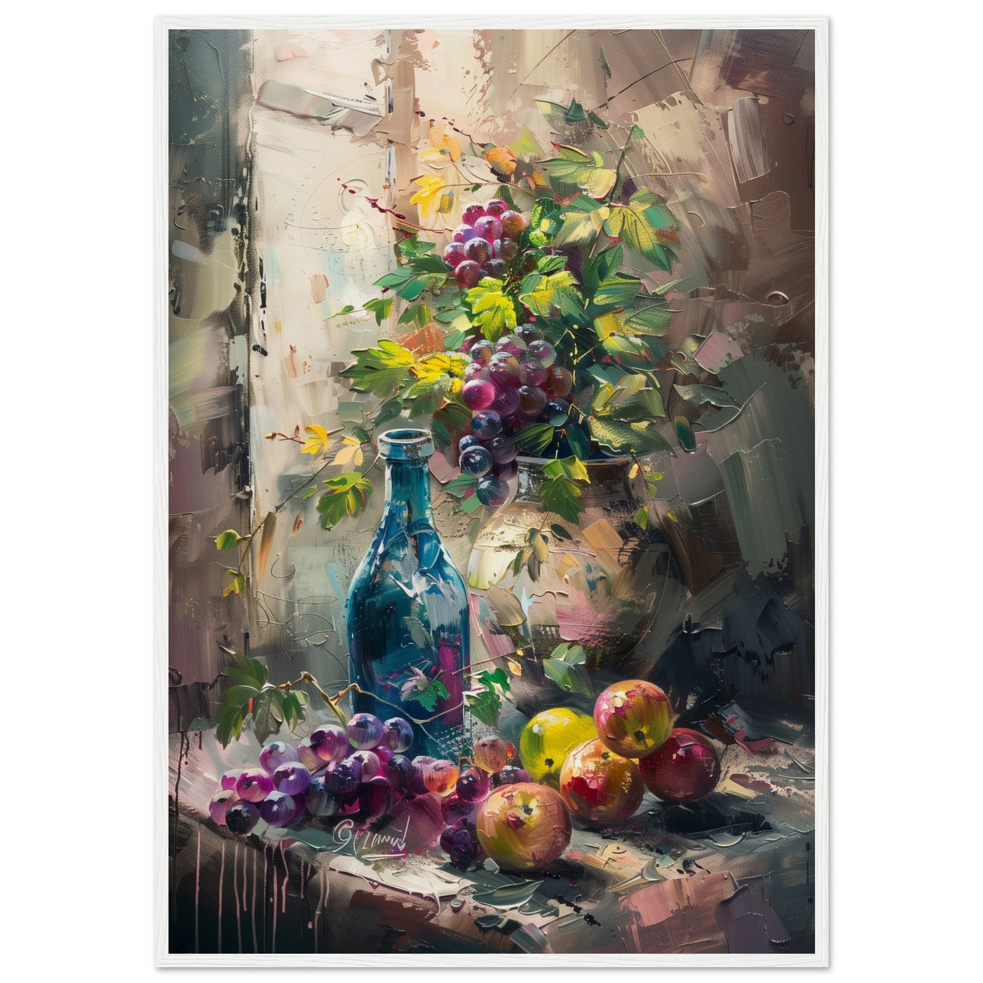 Poster Nature Morte ( 70x100-cm-Bois-blanc)