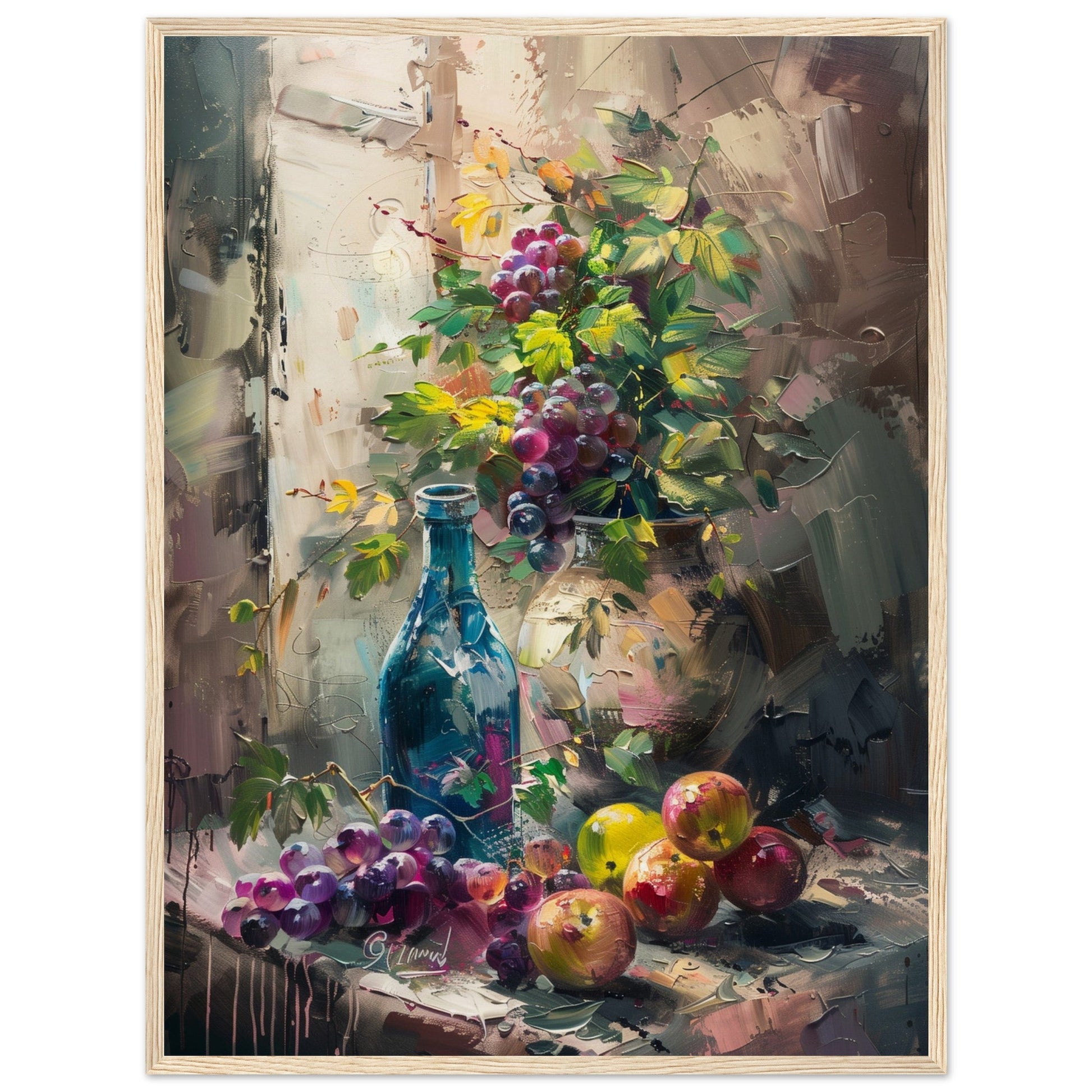 Poster Nature Morte ( 60x80-cm-Bois-clair)