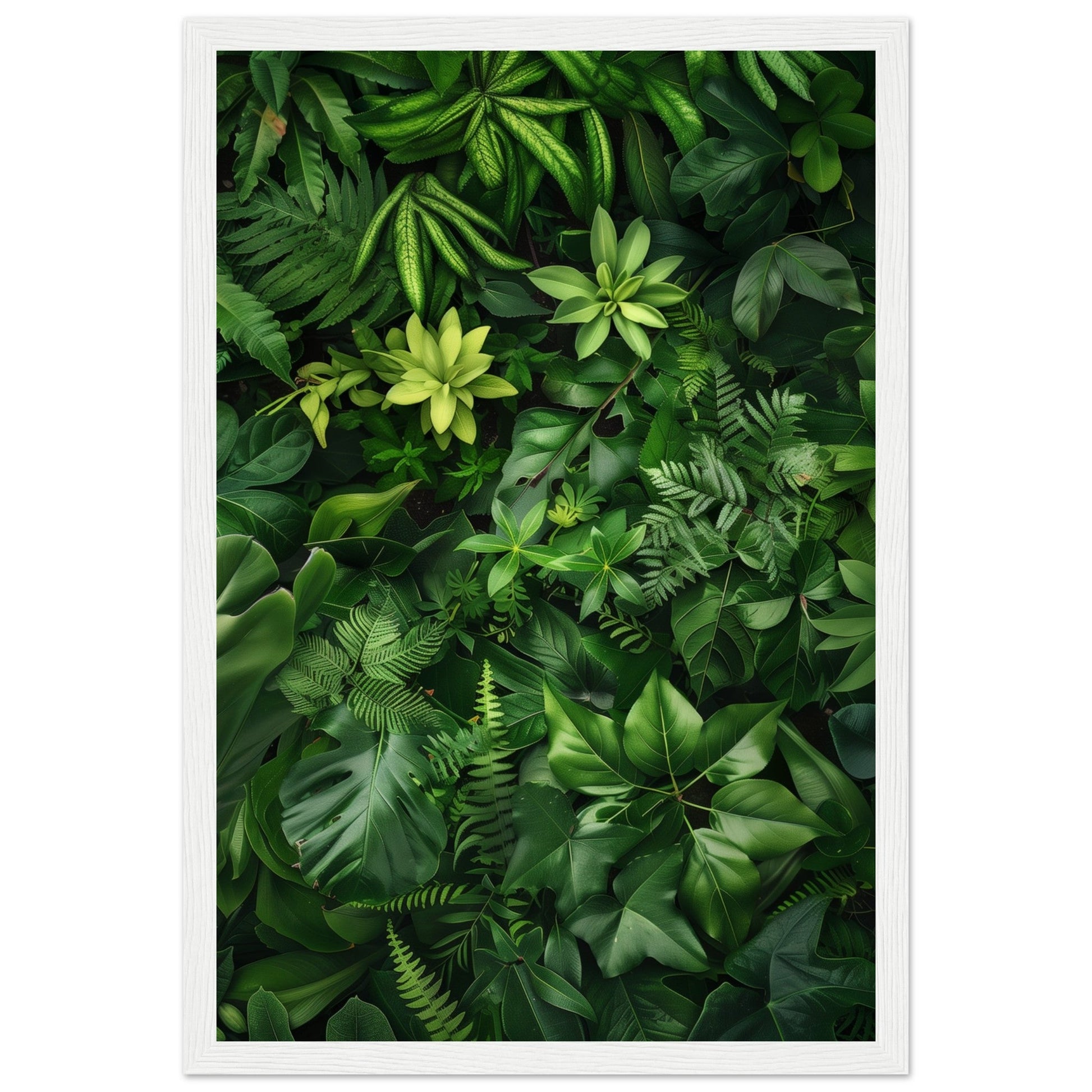 Poster Nature Verte ( 30x45-cm-Bois-blanc)