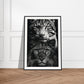 Poster Noir et Blanc Animaux ( )