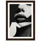 Poster Noir et Blanc Design ( 21x29.7-cm-Bois-foncé)