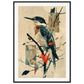 Poster Oiseau ( 70x100-cm-Bois-noir)