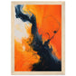 Poster Orange ( 21x29.7-cm-Bois-clair)