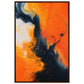 Poster Orange ( 60x90-cm-Bois-foncé)