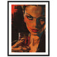 Poster Original Campari ( 45x60-cm-Bois-noir)