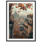 Poster Paris Montmartre ( 50x70-cm-Bois-noir)