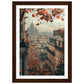 Poster Paris Montmartre ( 21x29.7-cm-Bois-foncé)