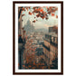 Poster Paris Montmartre ( 30x45-cm-Bois-foncé)