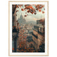 Poster Paris Montmartre ( 50x70-cm-Bois-clair)