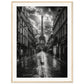 Poster Paris Noir et Blanc ( 60x80-cm-Bois-clair)