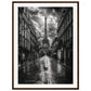 Poster Paris Noir et Blanc ( 60x80-cm-Bois-foncé)