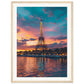 Poster Paris Tour Eiffel ( 45x60-cm-Bois-clair)