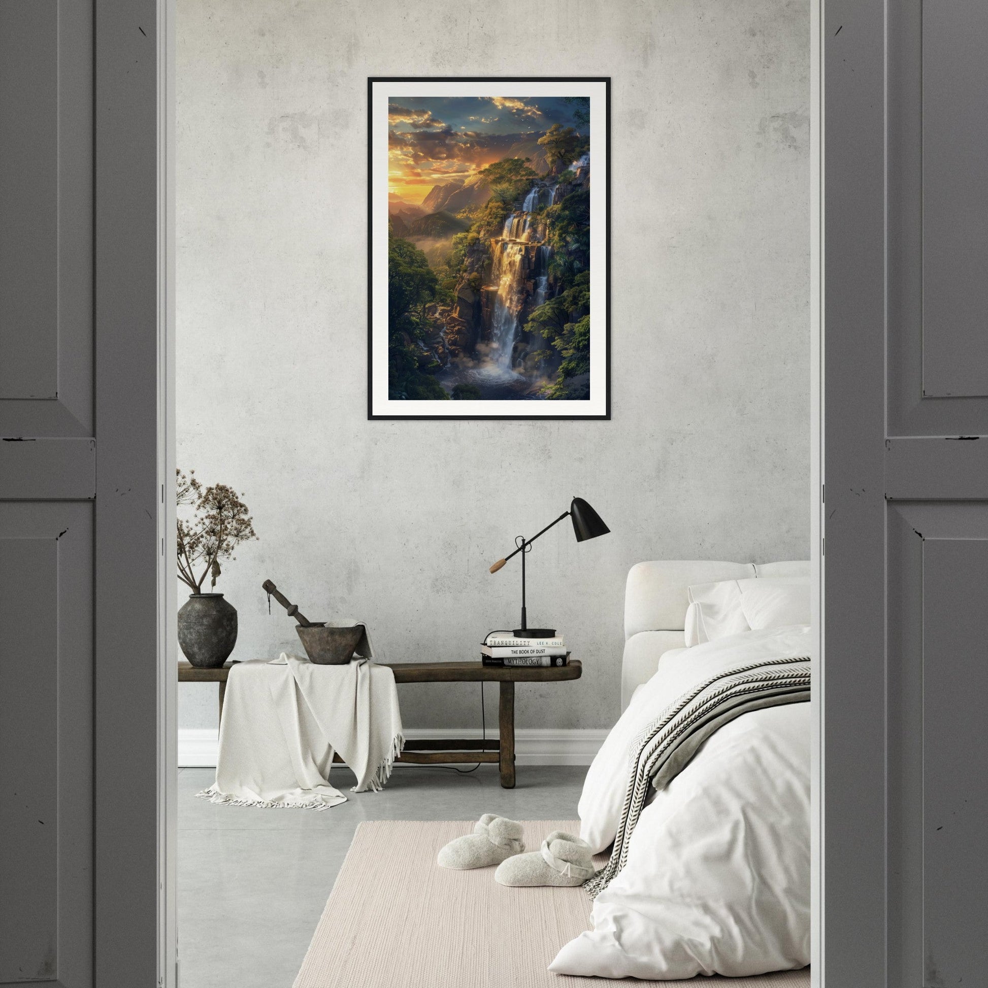 Poster Paysage Cascade ( )