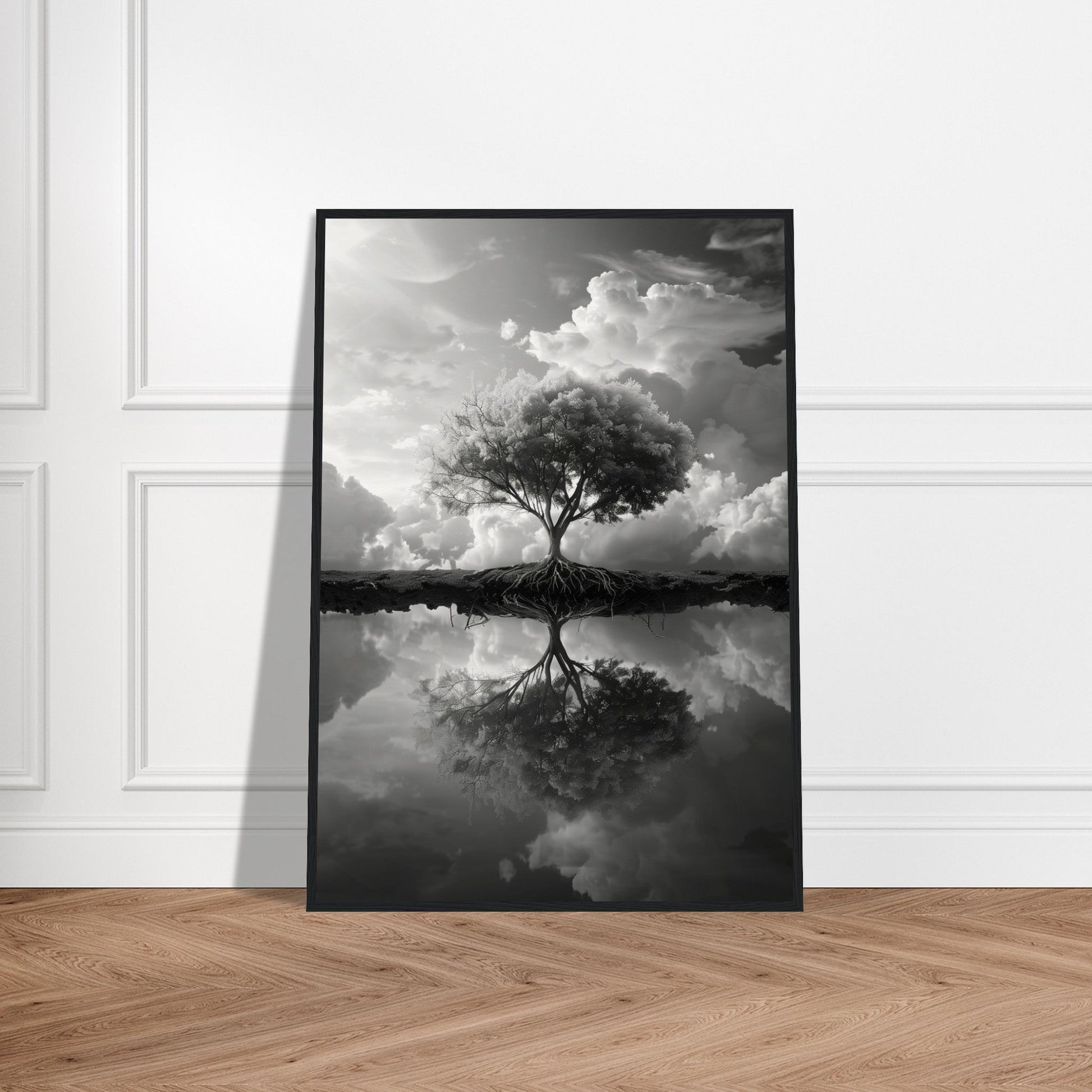 Poster Paysage Noir et Blanc ( )