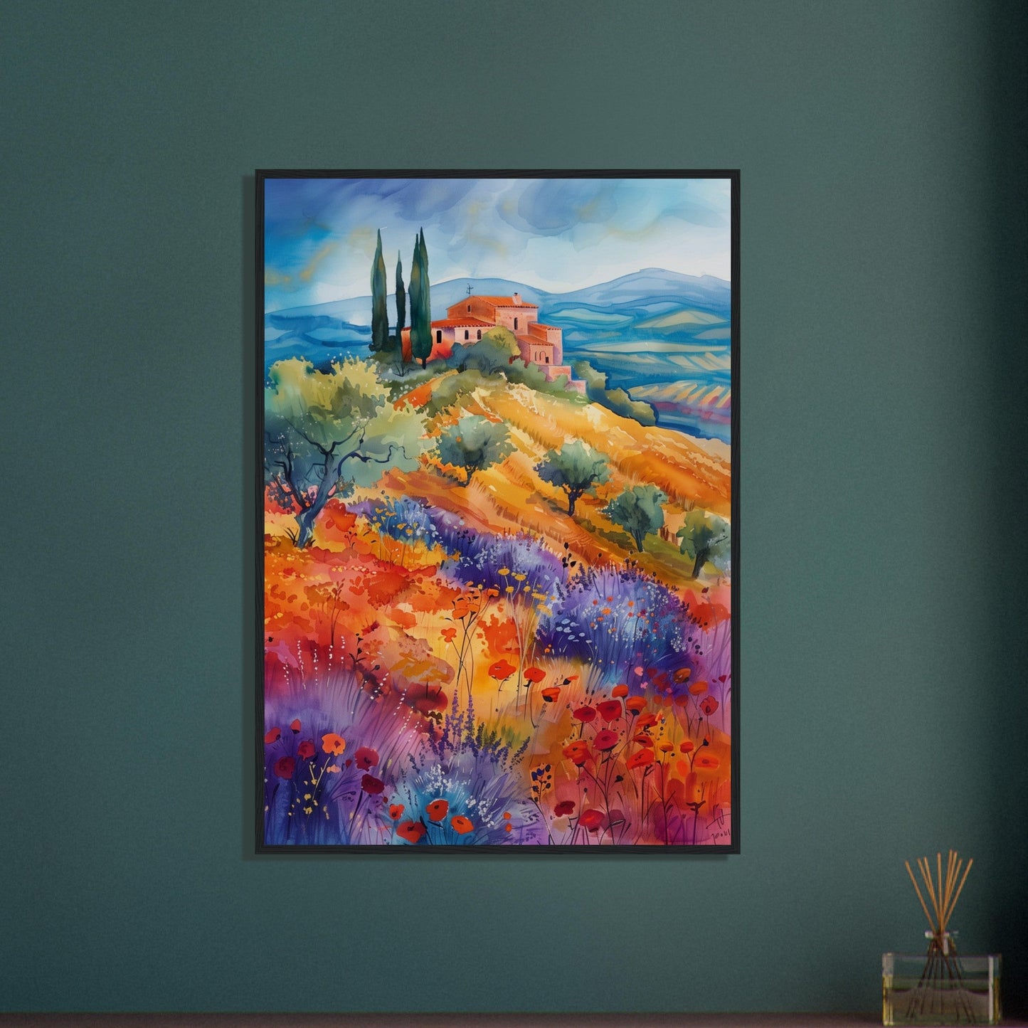 Poster Paysage Provençal ( )