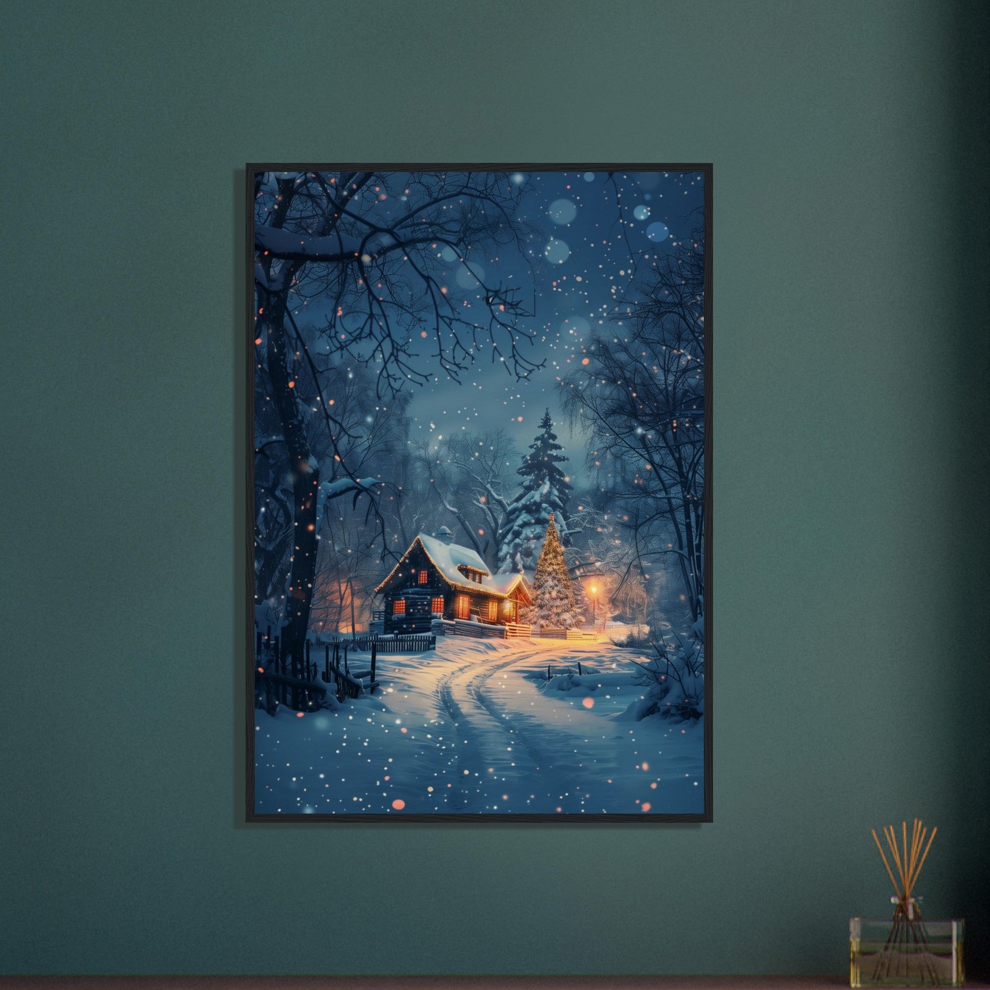 Poster Paysage de Noël ( )