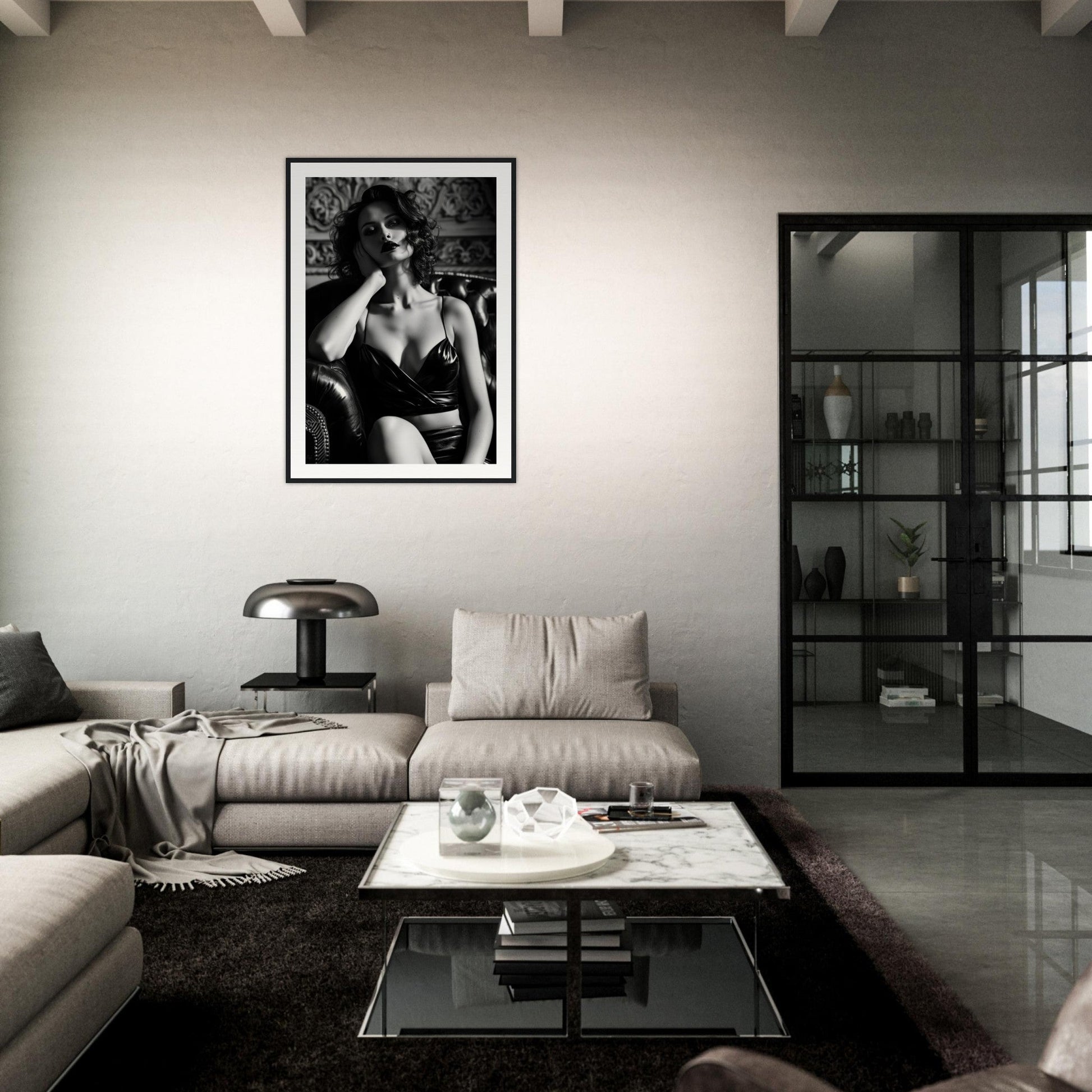 Poster Photo Art Noir et Blanc ( )