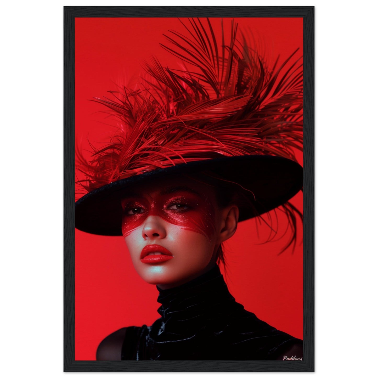 Poster Photographie Art ( 30x45-cm-Bois-noir)