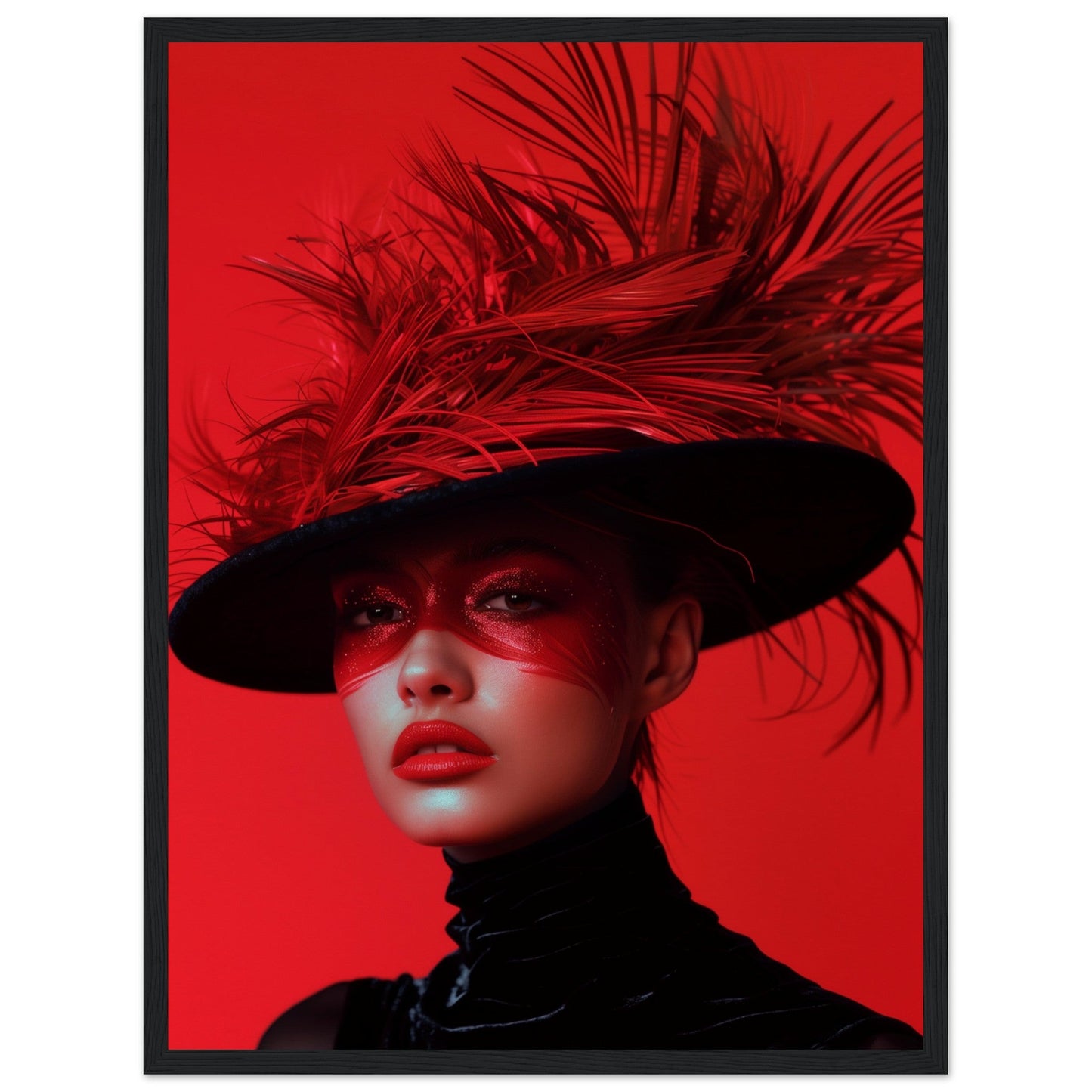 Poster Photographie Art ( 45x60-cm-Bois-noir)