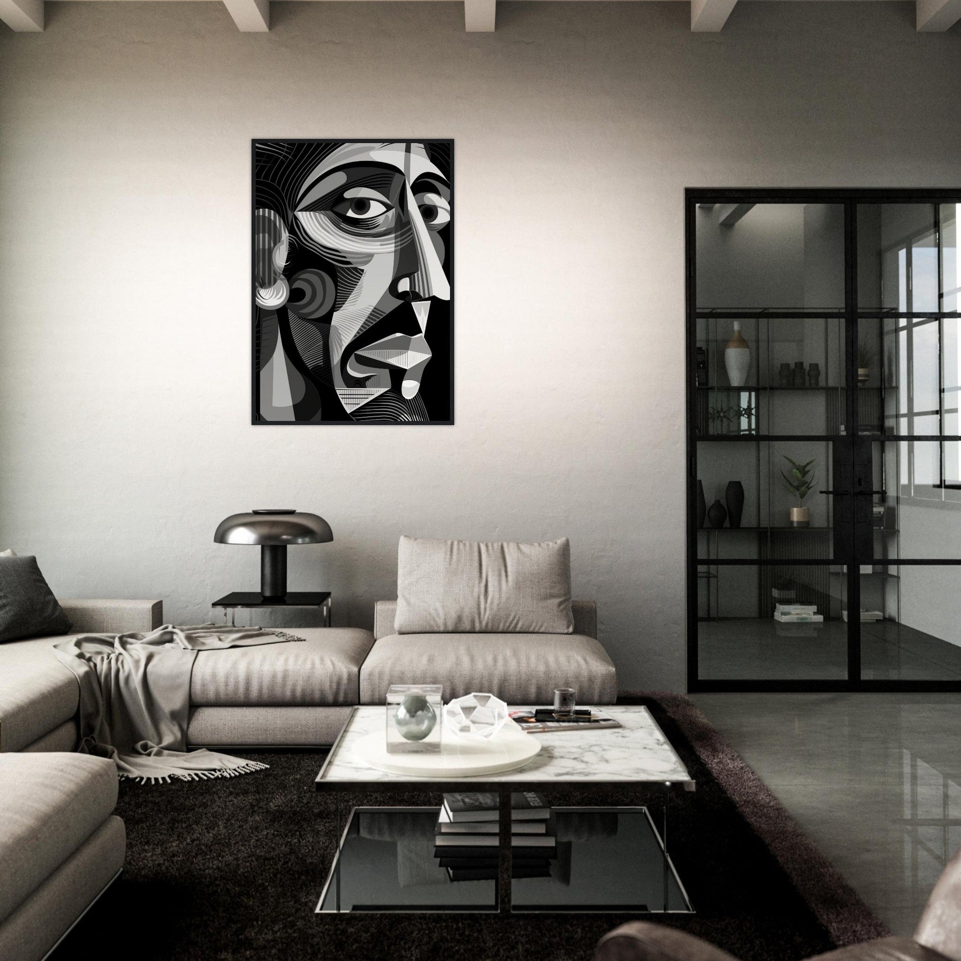 Poster Picasso Noir et Blanc ( )