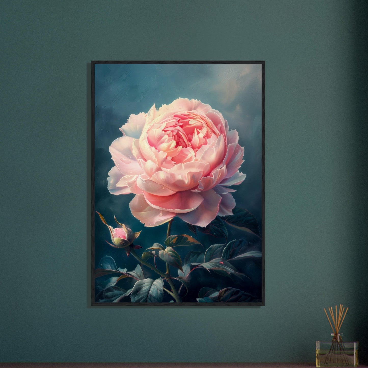 Poster Pivoine Rose ( )