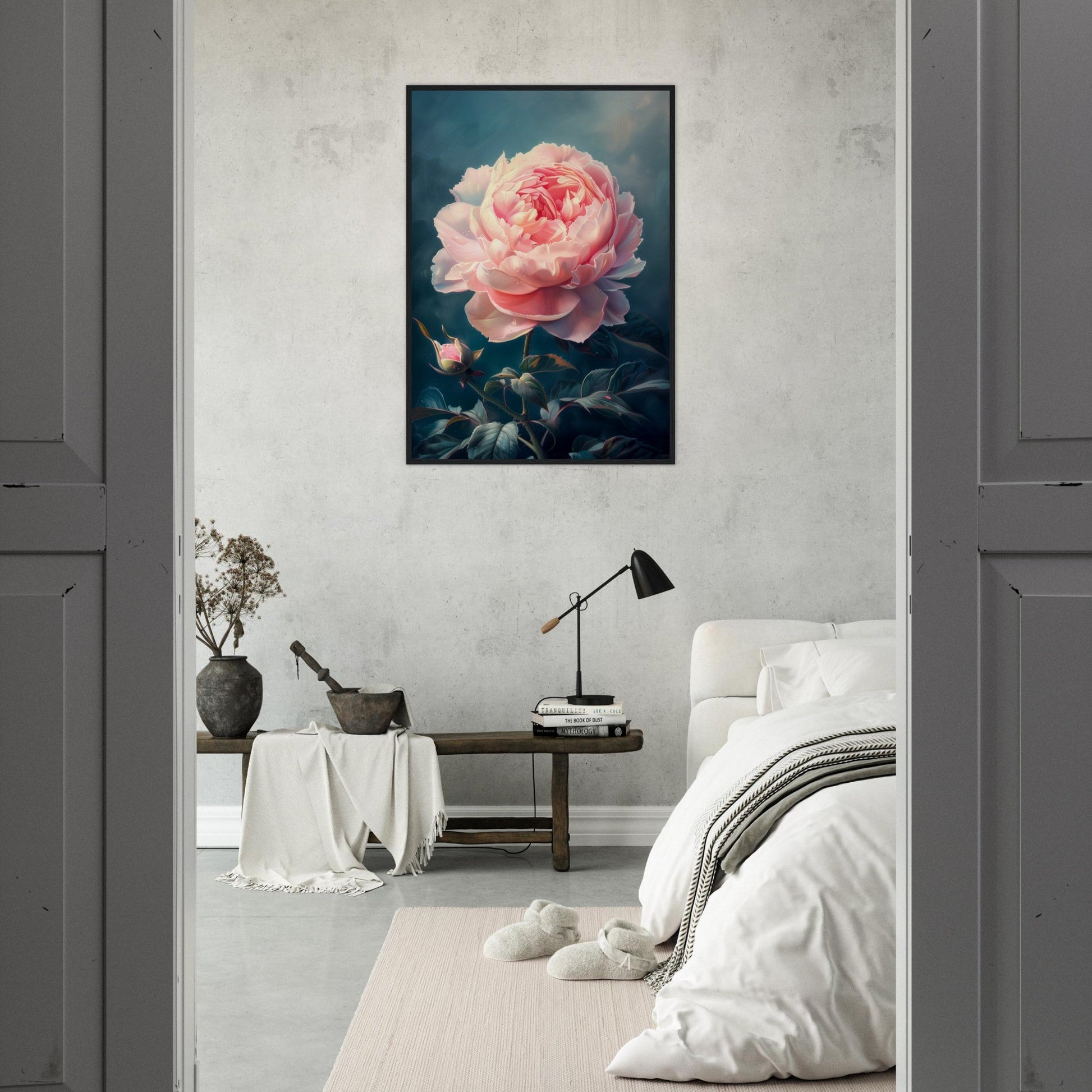 Poster Pivoine Rose ( )