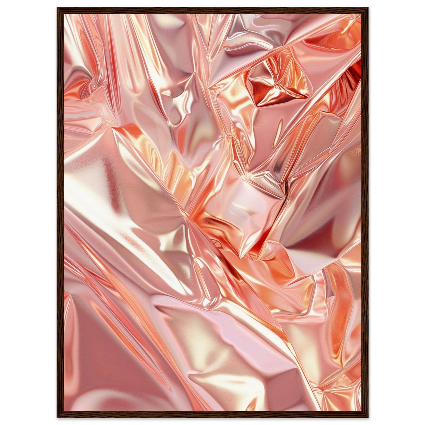 Poster Rose Gold ( 60x80-cm-Bois-foncé)