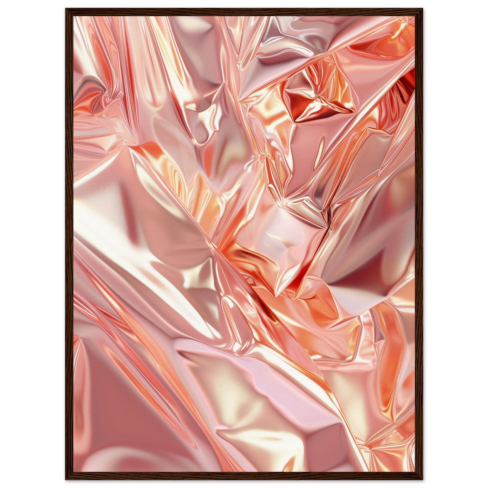 Poster Rose Gold ( 60x80-cm-Bois-foncé)