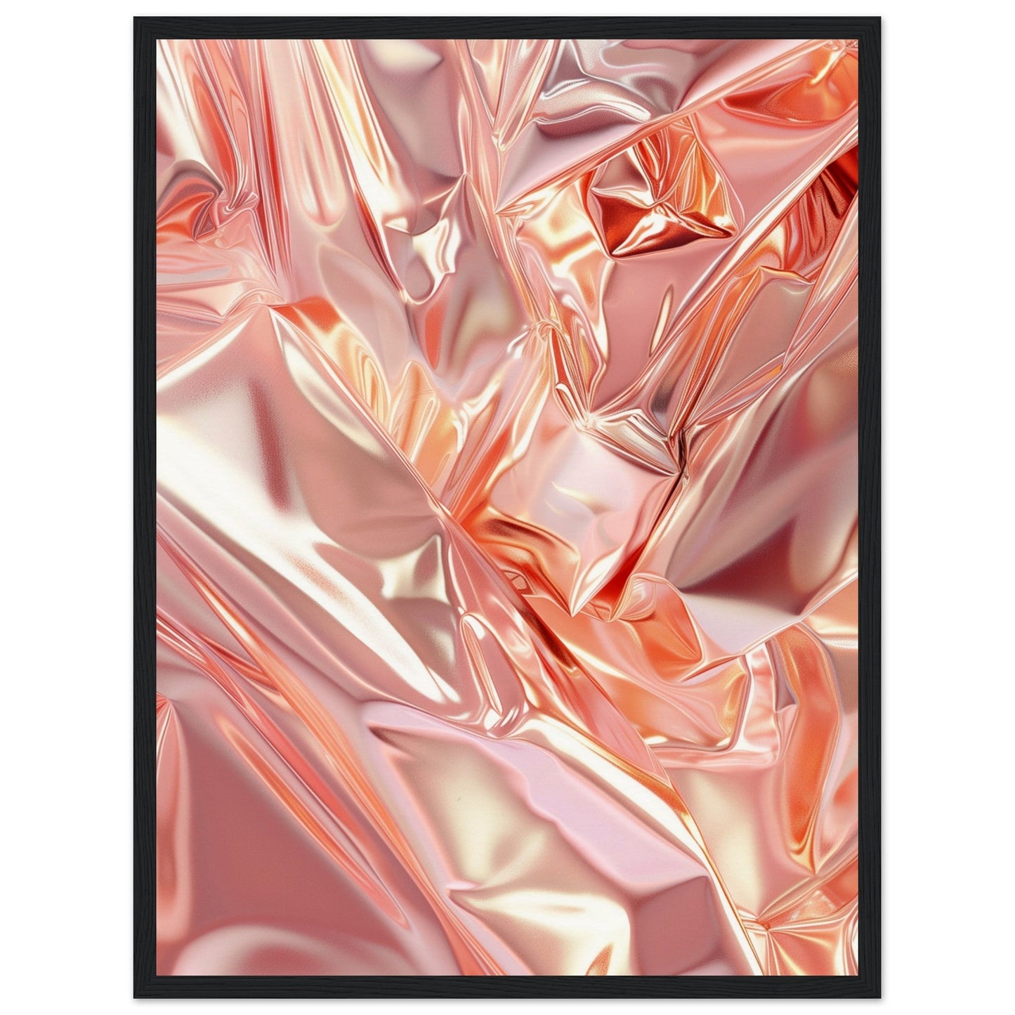 Poster Rose Gold ( 45x60-cm-Bois-noir)