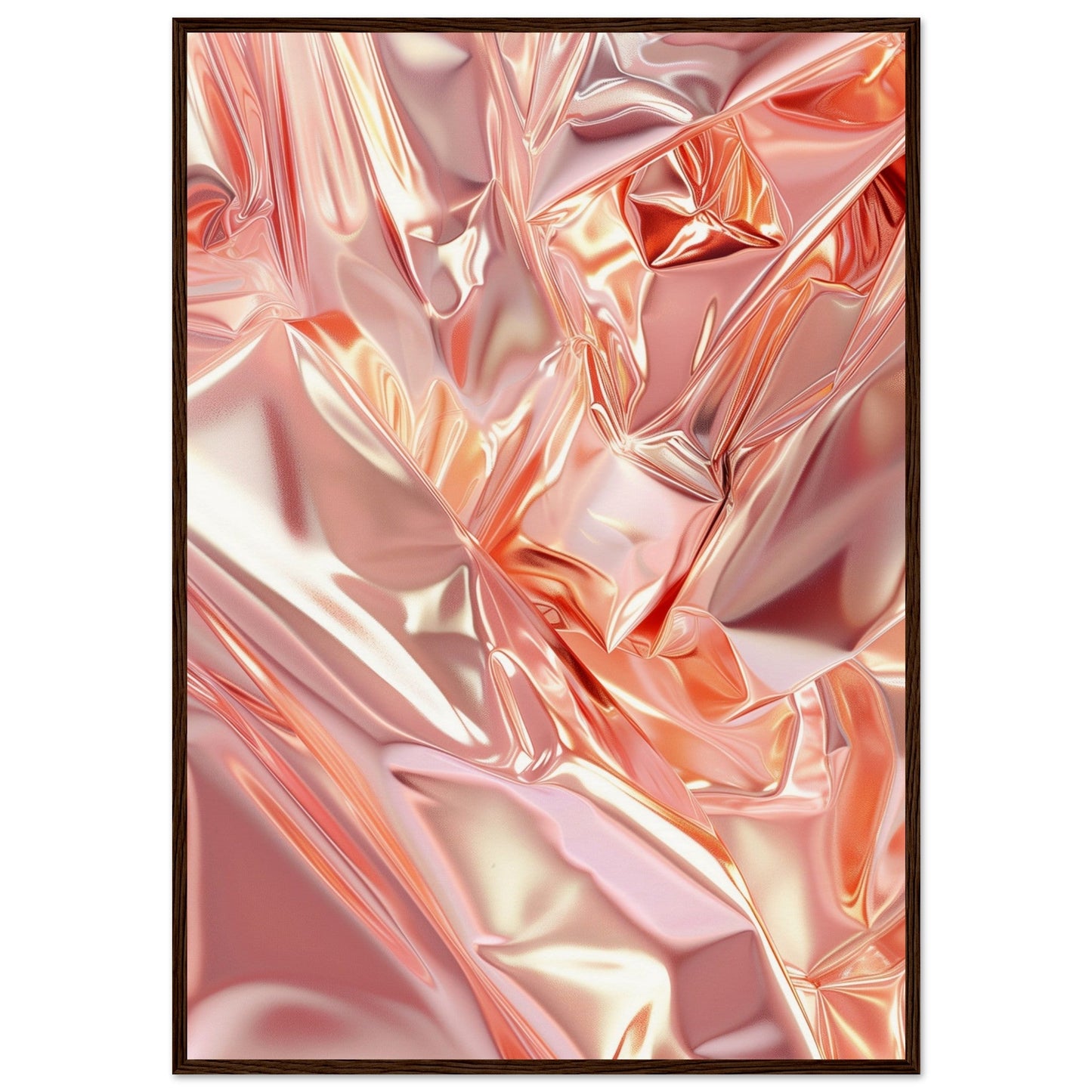 Poster Rose Gold ( 70x100-cm-Bois-foncé)