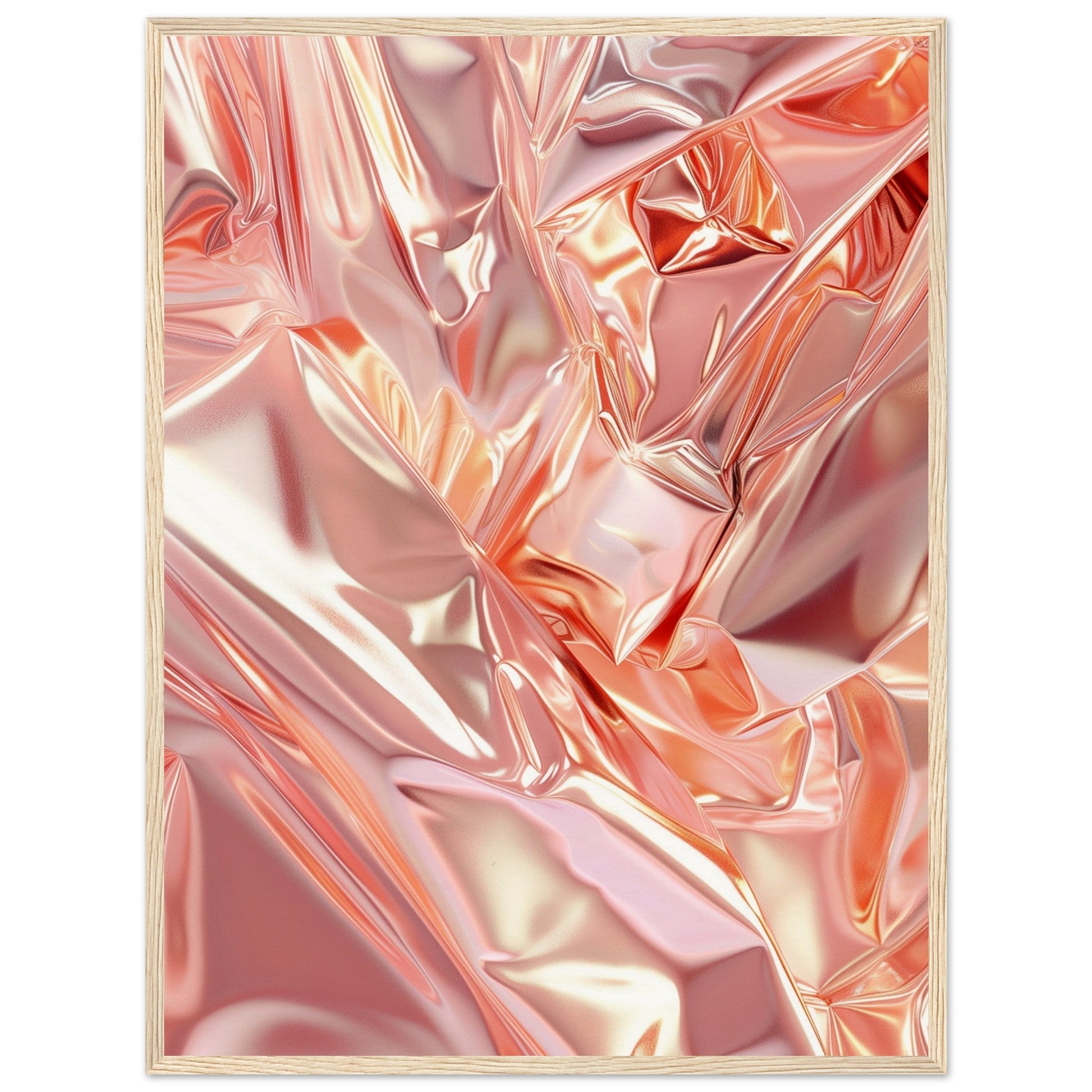 Poster Rose Gold ( 60x80-cm-Bois-clair)