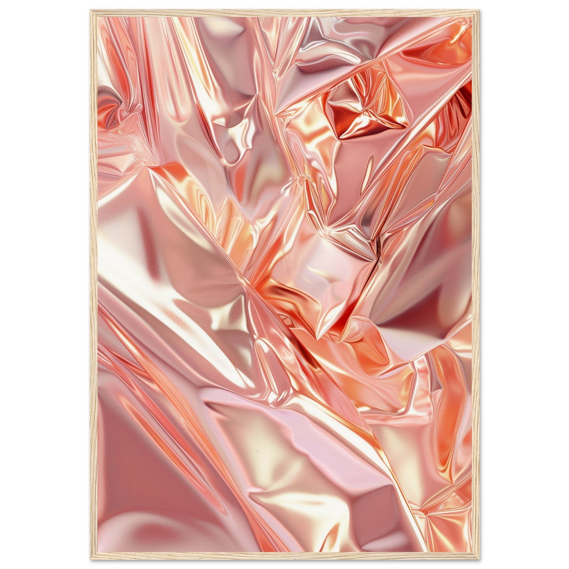 Poster Rose Gold ( 70x100-cm-Bois-clair)